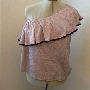 NWT Loft One shoulder top